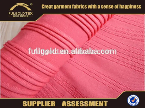 Fashion Polyester Spandex FDY Fabric Latest Jacquard Fabric Marking