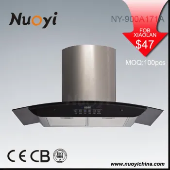 Kitchen Appliance Latest Design Glass Touch Control Range Hood