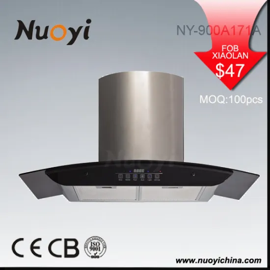 Kitchen Appliance Latest Design Glass Touch Control Range Hood