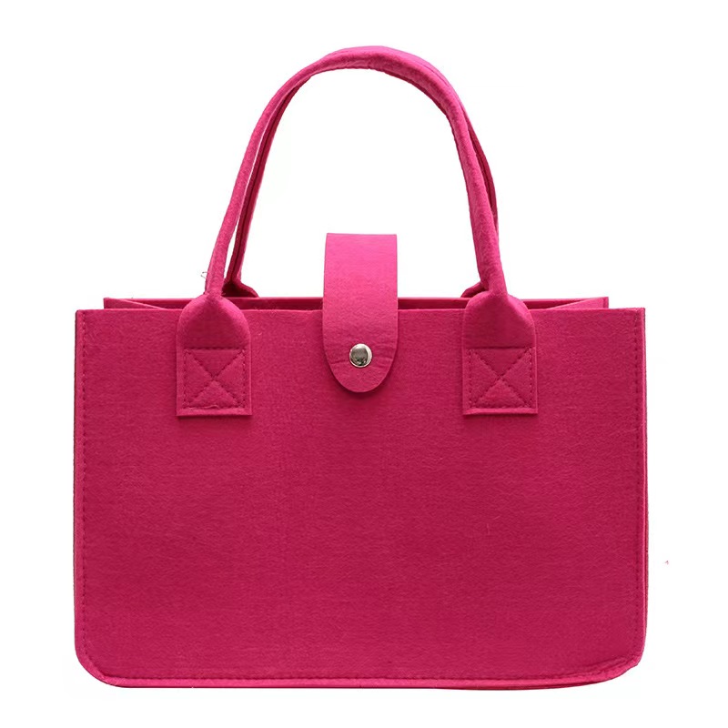 Bolsa casual de feltro personalizada