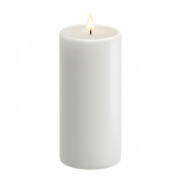 2025 new Christmas candle white pillar candle