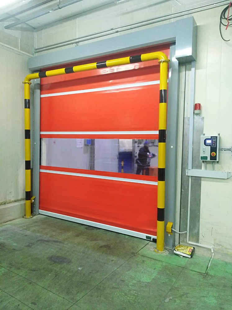 food packaging PVC rapid roller up doors