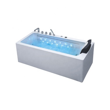 Portable White Outdoor Spa with Luxury Massage Jets and New Technology
