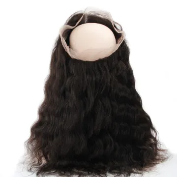wholesale virgin hair vendors lace frontal with 360 lace band virgin human hair pre plucked 360 Lace Frontal Closure