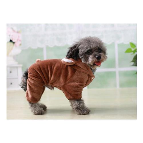 Flannel autumn and winter four-legged dog clothes