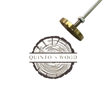 Macchina per stamping a caldo del logo in ottone personalizzato per goffratura in pelle