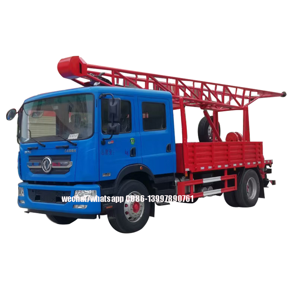 Dongfeng D9 Crew Cab Truck مع المثقاب