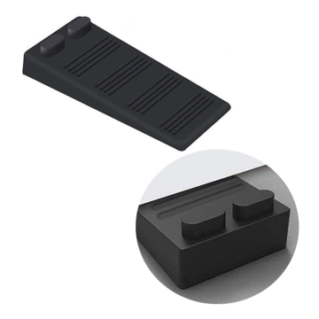 High Quality Black Stackable Door Stopper - Hot Sale