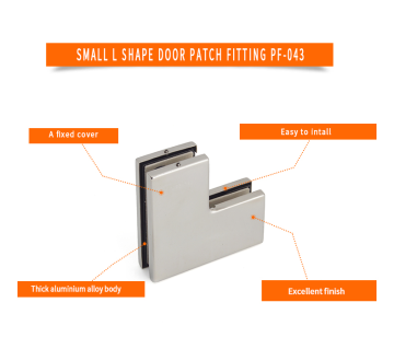 Stainless steel door clip for bathroom door