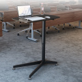 Pneumatic laptop computer tables