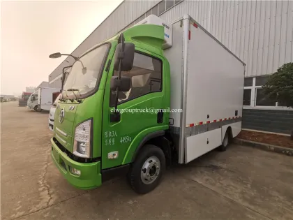 4.1m single-row pure electric refrigerator car
