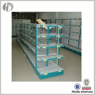 Factory Direct Price Supermarket Metal Display Shelves