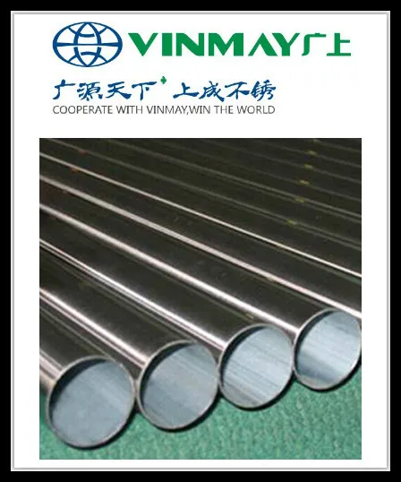 FOSHAN VINMAY Stainless steel round tube mirror & satin & brushed finish 201 304 316L