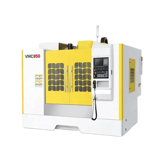 Orange Brand VMC850A Vertical Machining Center, Drilling Machine, and CNC Lathe with 65 GSK 800 Control System