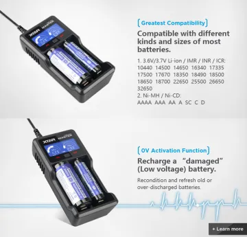 XTAR VC2 Plus Battery Charger