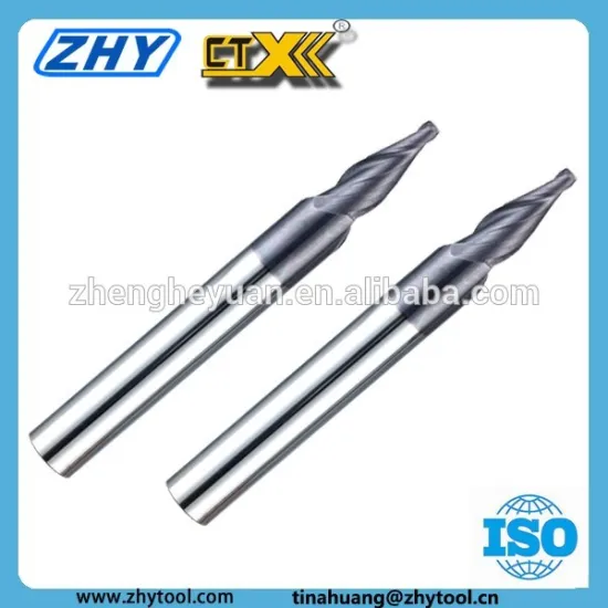cheaper best quality HRC 45 carbide taper end mill-ZHY