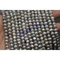 5~6mm Silvery Gray Color Fresh Water Pearl Potato Oval Loose Beads Fashion Jewelry making materials