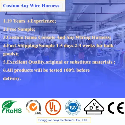 Copper PVC JST Auto Electrical Wire Harness