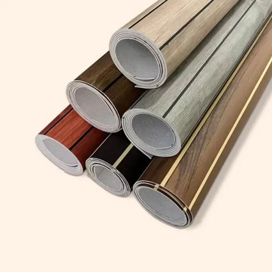 Best Price Roll Simple PVC RV/LVT Glue Down Sticker Flooring Wood Style Vinyl Plastic Tiles