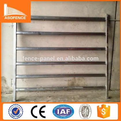 Portable 2.1x 2.4m galvanized used corral panels in united states