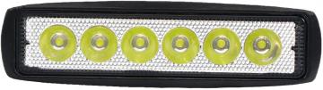 Luz de trabalho com barra de luz LED com 3 linhas