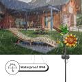 Solar Hummingbird Rain Gauges with Glass Tube