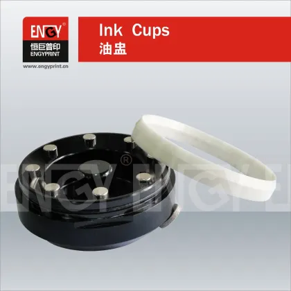 pad printer spare parts Ceramic ring/tungsten ring sealed ink cup for Everbright pad printer