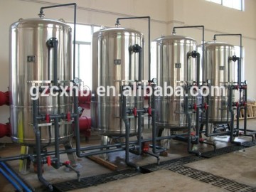 Water preprocessing sand filter, mechanical filter