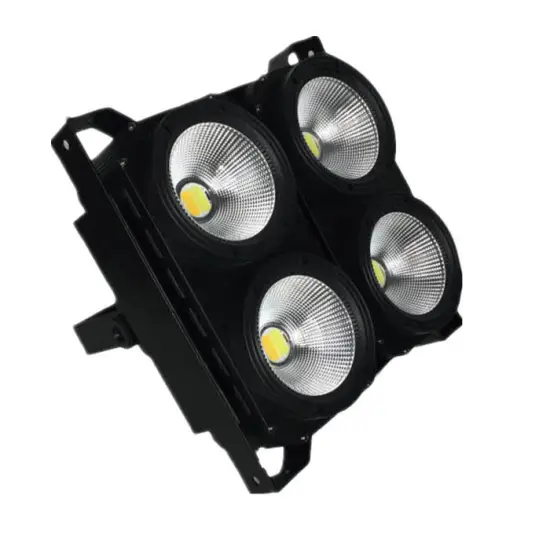 Indoor Stage Lighting Equipment: Warm and Cold White 4-Eye Audience Blinder Light