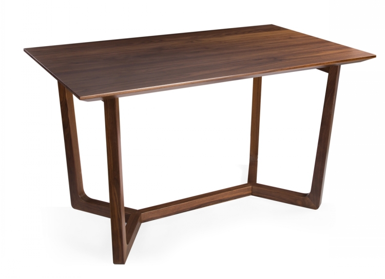 Solid Walnut Wood Restaurant Dining Tables Pu Lacquer