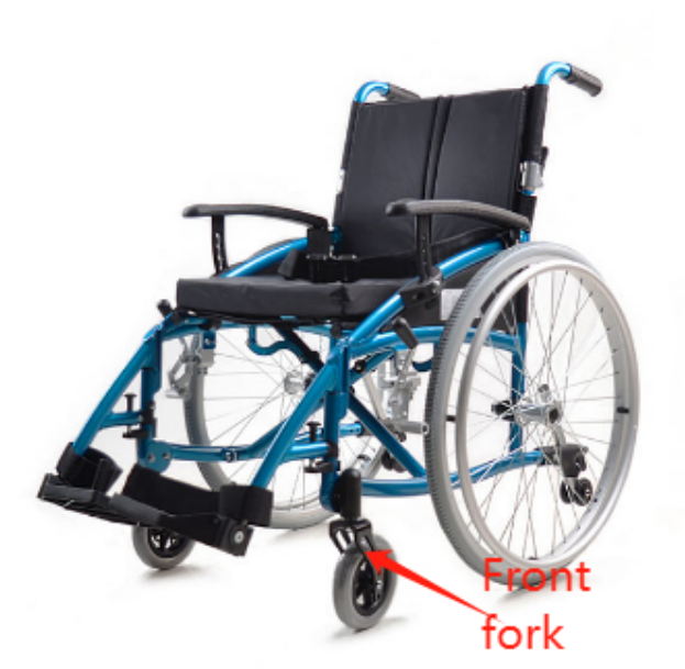 Front Fork for wheelchair