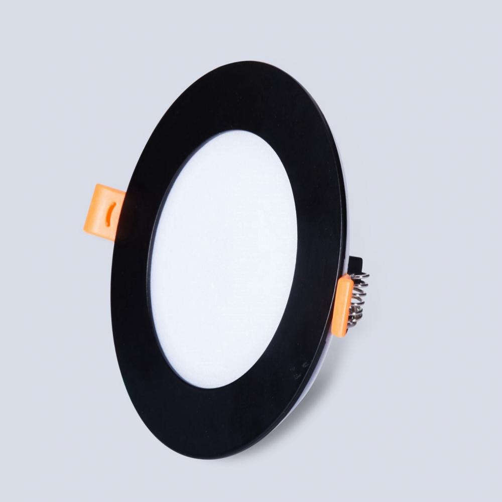 4INCH PANEL Downlight Black Trim 3000K