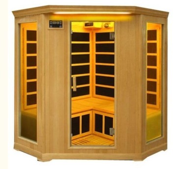 4-5 Person Corner Carbon Fiber Sauna Room (SMT-042CPB)