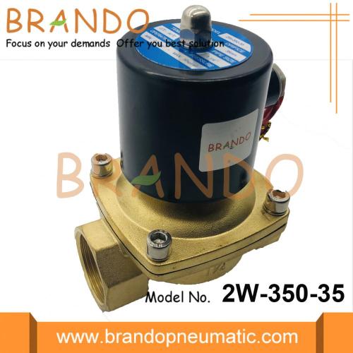 Elettrovalvola a solenoide in ottone 2W-350-35