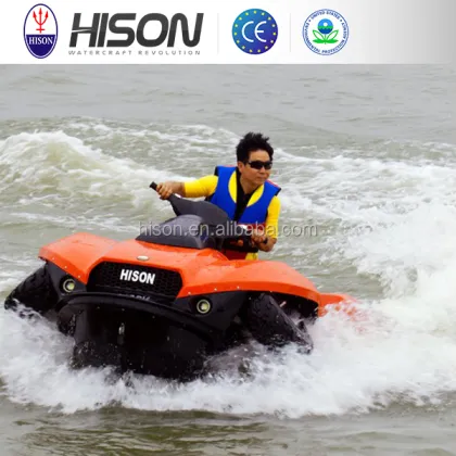Hison 300hp Amphibious Fiberglass Motorboat