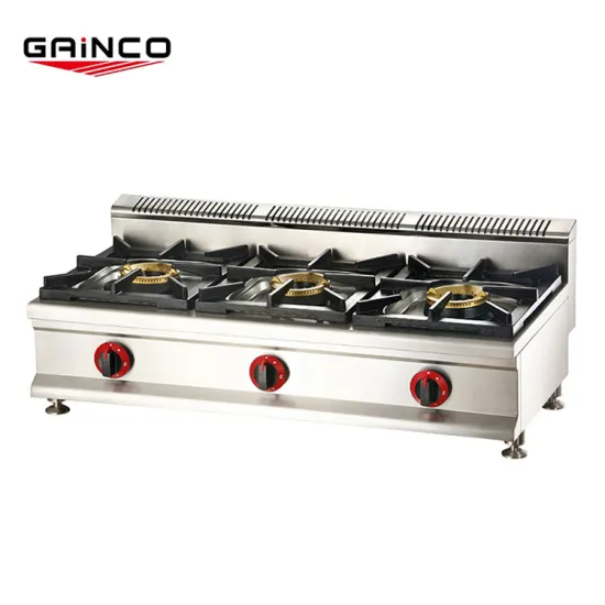 Factory Direct 3-Burner Stainless Steel Table Gas Stove