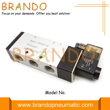 5/2 Way 1/2'' 4V410-15 Pneumatic Control Solenoid Valve