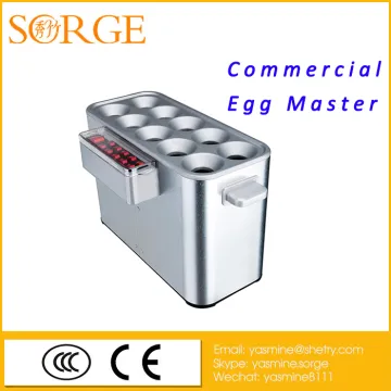 2017 hotsale commercial use egg master, 10 tubes money maker
