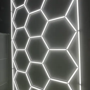 Honeycomb Auto Car Detailing Work Light Bar - 110v/220v Garage Ceiling LED Lights