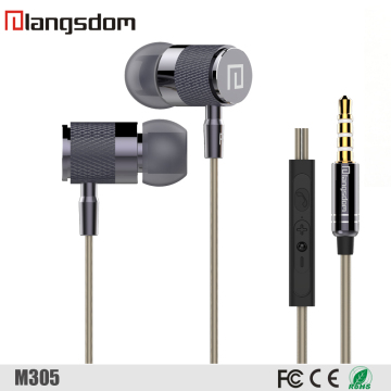 Metal Headphone In Ear with Microphone OEM Earphone