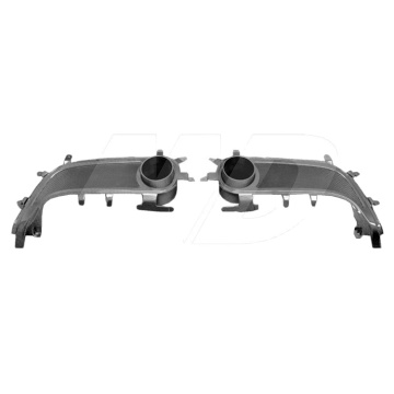 Rivestimento di scarico in fibra di carbonio in stile Capristo per Ferrari 488 GTB 2015-2018
