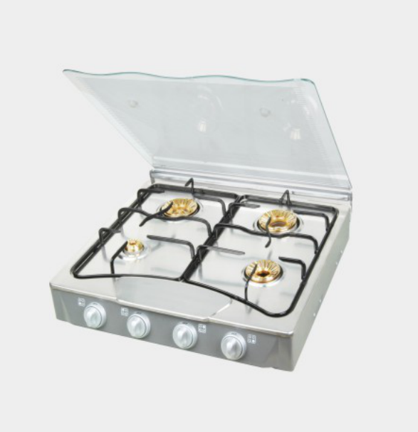 4 Burner Glasstop Gas Cooker