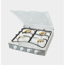 Apple Shape 4 Burner Tabletop Glass Gas Stove