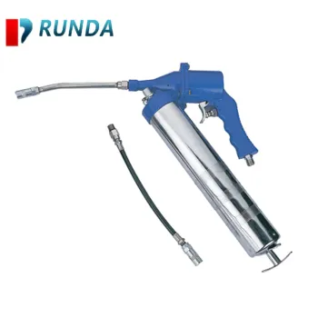Penumatic Grease Gun 400cc Air Grease Tool Hand-held Liubricate Oil Filling Tools Pistol With 2 Extended Nozzles