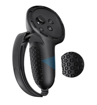 Adjustable Non-Slip Silicone Sleeve for Oculus Quest 3 Controller Grips