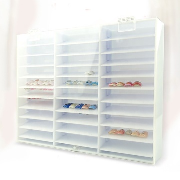 Nail Art Storage: Acrylic Nail Display Box & Polish Travel Case