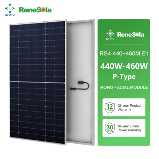 Price of Renesola P-Type Solar Panels in China: 440W to 460W Modules