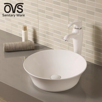 Colored Round Bathroom Vessel Sink for Luxury Sanitary Ware