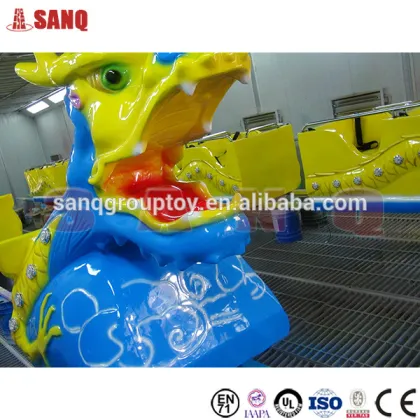 Kids Game mini train slide dragon Roller Coaster for Sale