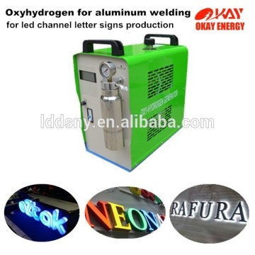 lighted letter signs billboards advertising oxy-hydrogen gas aluminum welding machine